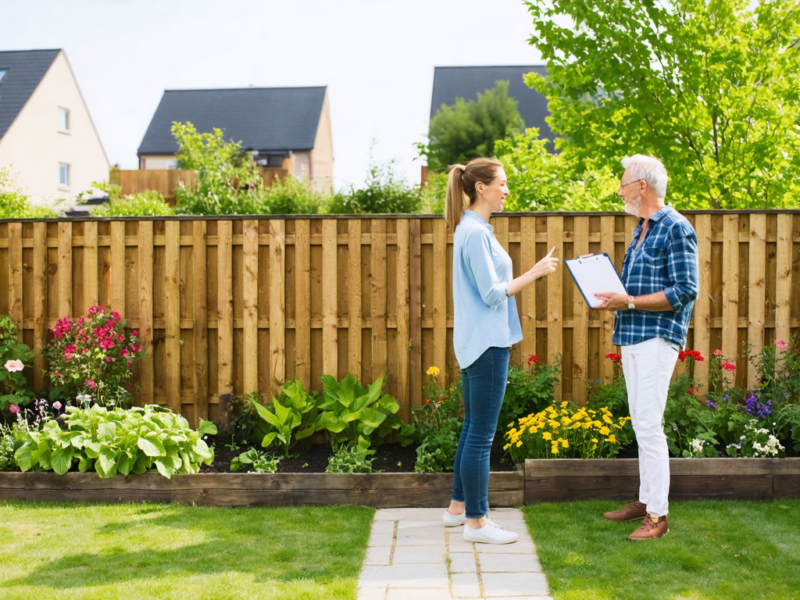 Clôture dans un jardin loué : qui prend en charge les frais ?